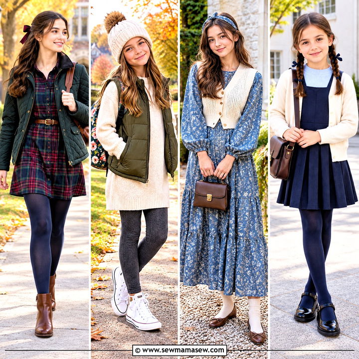 15 Girls Fall Dress Ideas: Sweet Styles for School and Parties