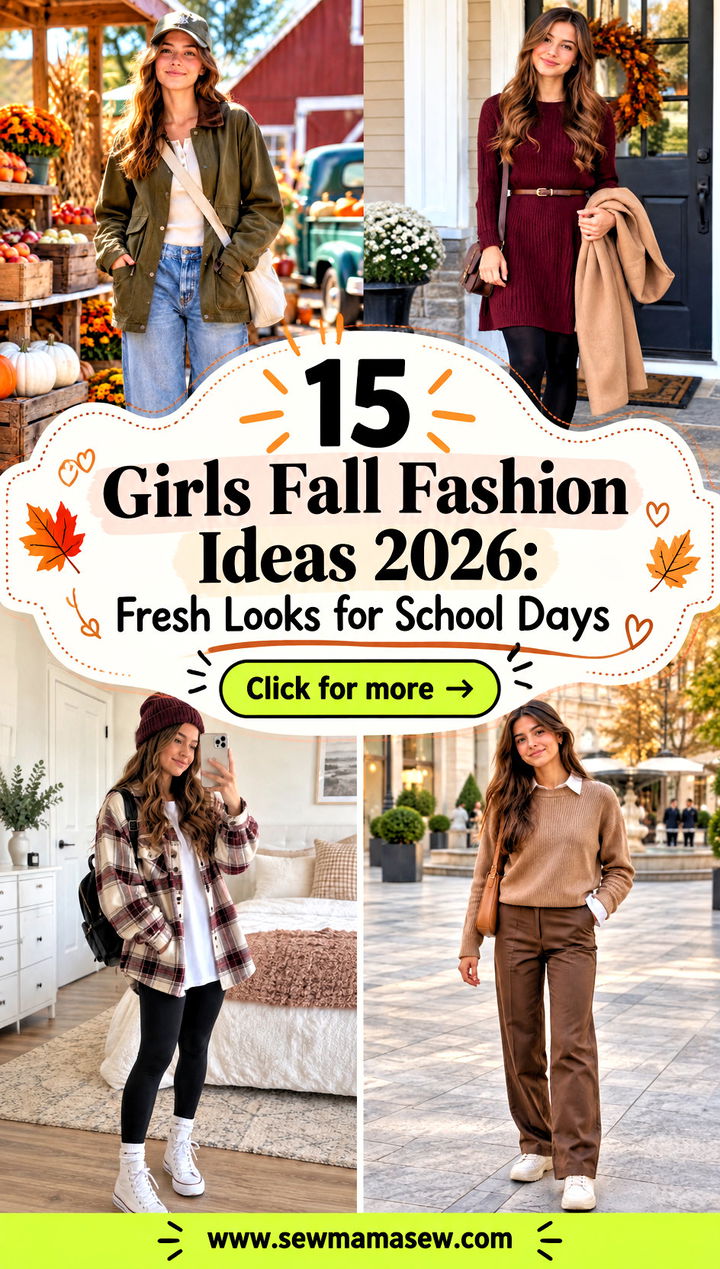 15 Girls Fall Fashion Ideas 2026 Fresh Looks for School Days - 15 Girls Fall Fashion Ideas 2026: Fresh Looks for School Days