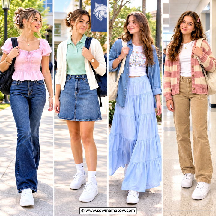 15 Girly Back To School Outfits Highschool: Cute Daily Looks