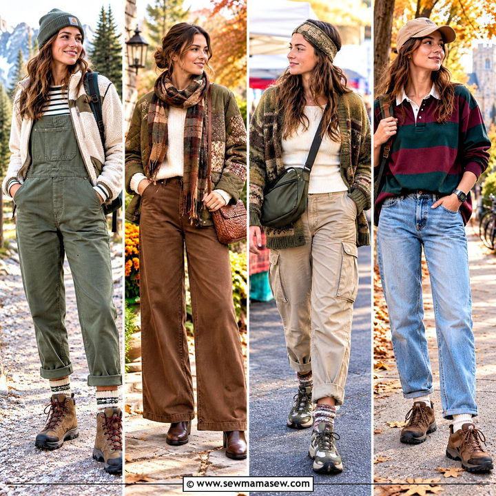 15 Granola Autumn Outfits for Cozy, Nature-Inspired Style