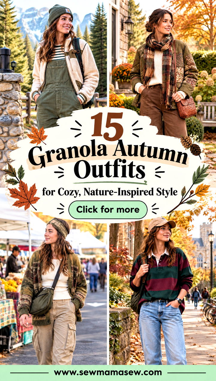 15 Granola Autumn Outfits for Cozy Nature-Inspired Style - 15 Granola Autumn Outfits for Cozy, Nature-Inspired Style