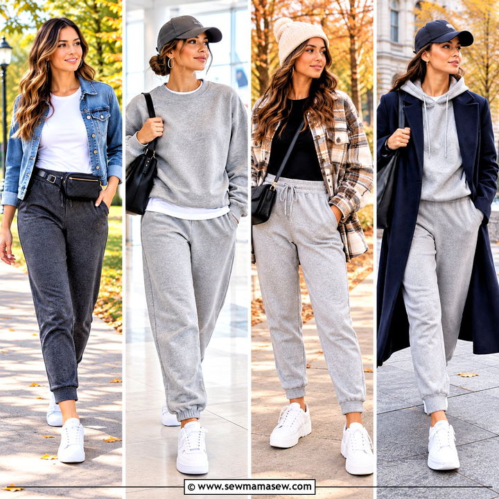 15 Gray Joggers Outfit Fall Ideas for Cozy Weekend Style