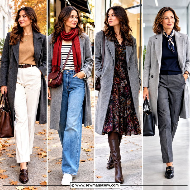 15 Gray Wool Coat Fall Fashion Ideas for Timeless Style