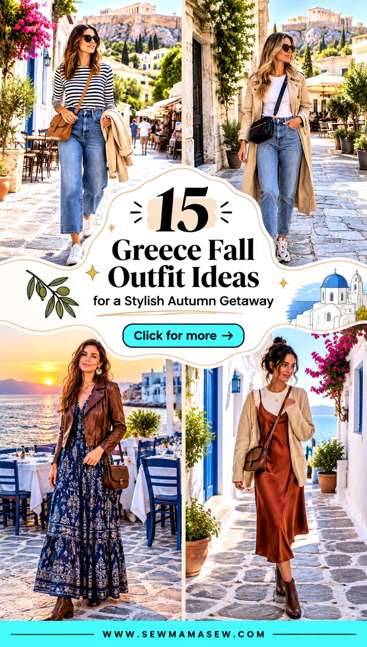 15 Greece Fall Outfit Ideas for a Stylish Autumn Getaway - 15 Greece Fall Outfit Ideas for a Stylish Autumn Getaway