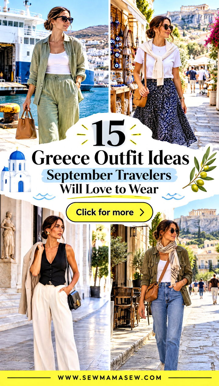 15 Greece Outfit Ideas September Travelers Will Love to Wear - 15 Greece Outfit Ideas September Travelers Will Love to Wear