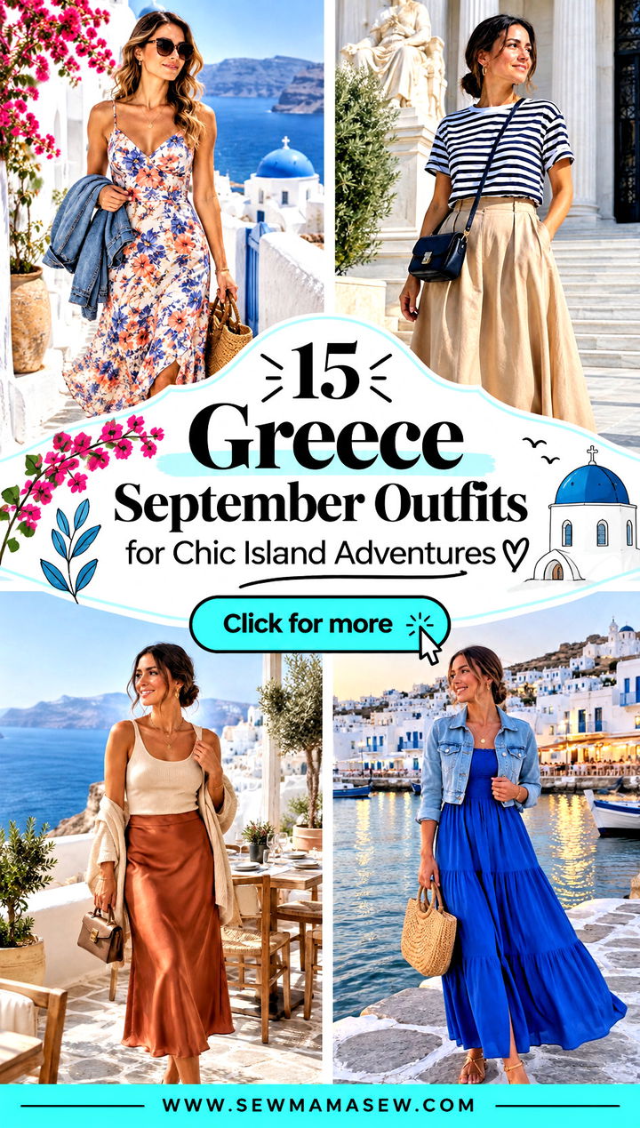 15 Greece September Outfits for Chic Island Adventures - 15 Greece September Outfits for Chic Island Adventures