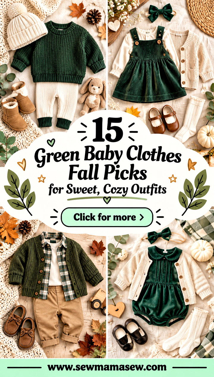 15 Green Baby Clothes Fall Picks for Sweet Cozy Outfits - 15 Green Baby Clothes Fall Picks for Sweet, Cozy Outfits