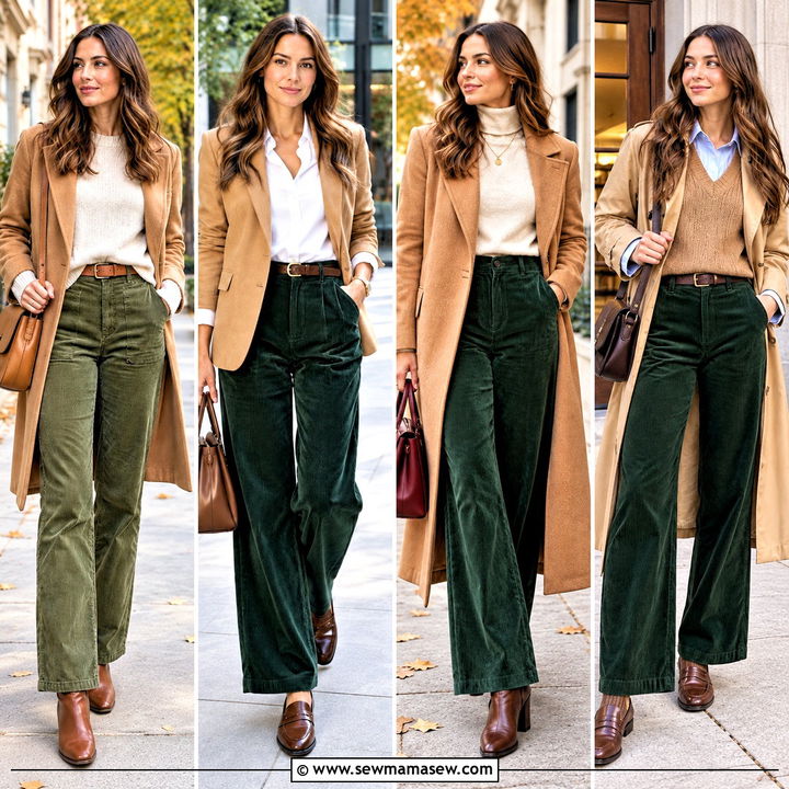 15 Green Corduroy Pants Outfit Fall Ideas for Cozy Weekends
