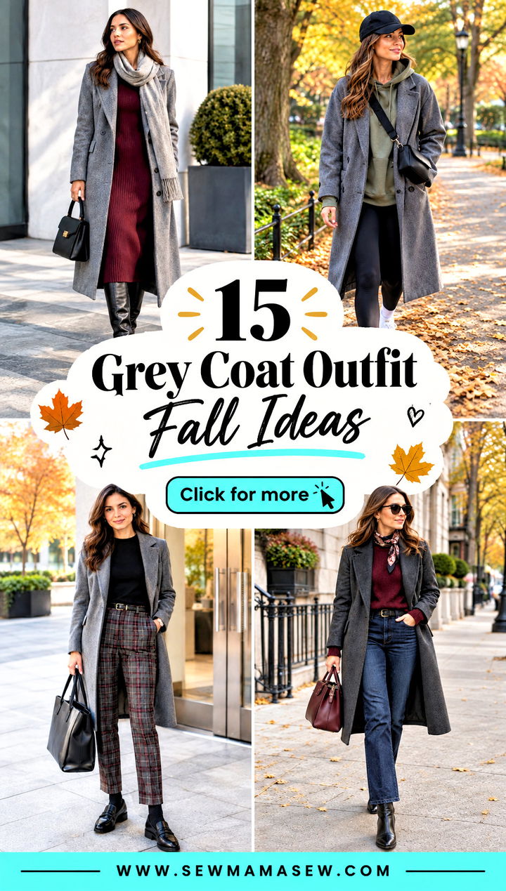 15 Grey Coat Outfit Fall Ideas for Chic Weekend Layering - 15 Grey Coat Outfit Fall Ideas for Chic Weekend Layering