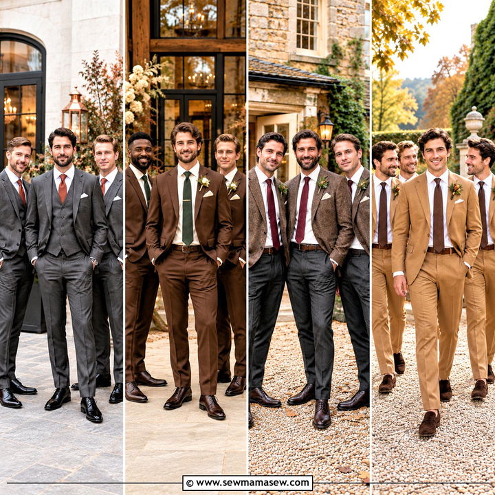 15 Groomsmen Attire Autumn Wedding Ideas for Standout Style