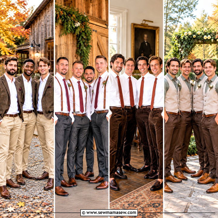 15 Groomsmen Attire Casual Fall Ideas for Relaxed Celebrations