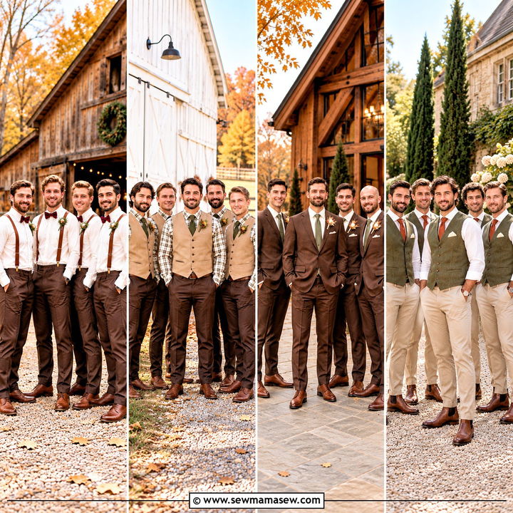15 Groomsmen Attire Rustic Fall Ideas for Cozy Country Charm