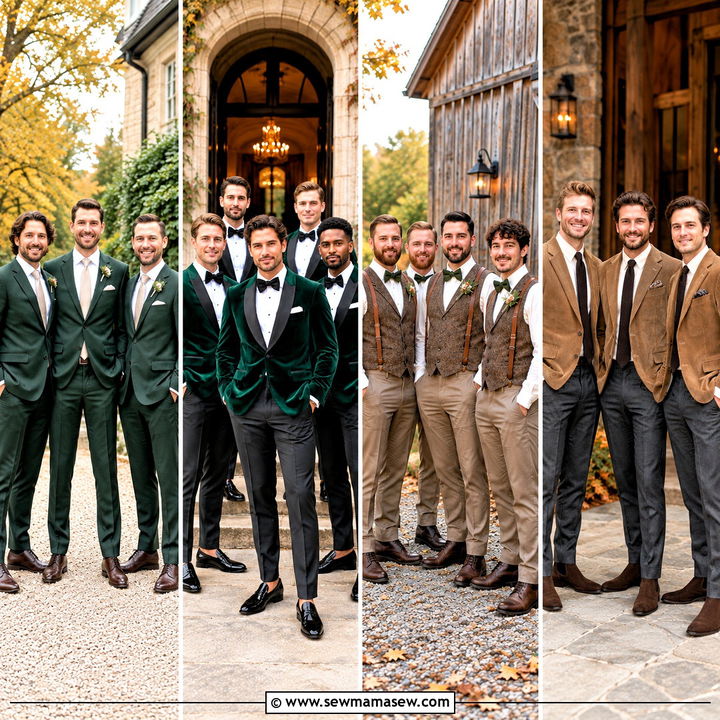 15 Groomsmen Fall Attire Ideas for a Handsome Autumn Wedding