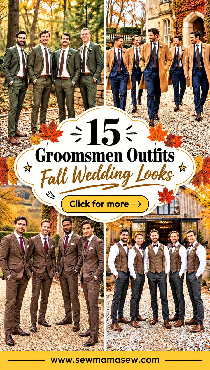 15 Groomsmen Outfits Fall Wedding Looks for Effortless Charm - 15 Groomsmen Outfits Fall Wedding Looks for Effortless Charm