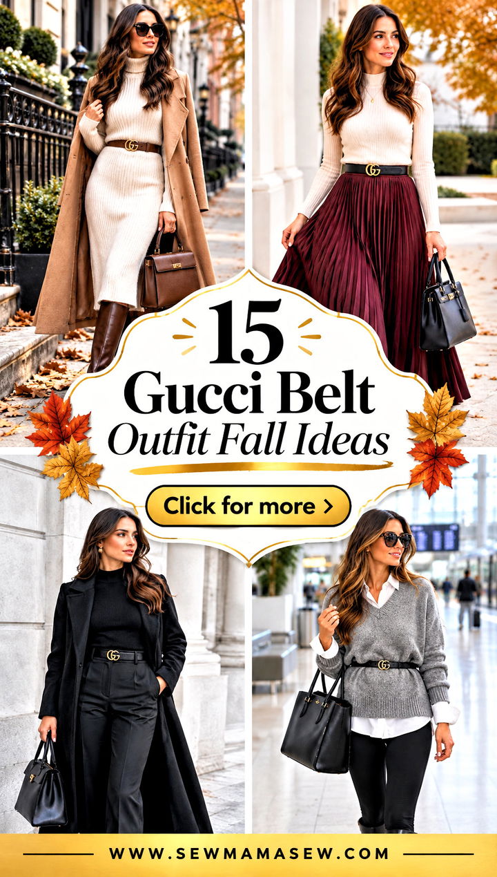 15 Gucci Belt Outfit Fall Ideas to Elevate Your Everyday Style - 15 Gucci Belt Outfit Fall Ideas to Elevate Your Everyday Style