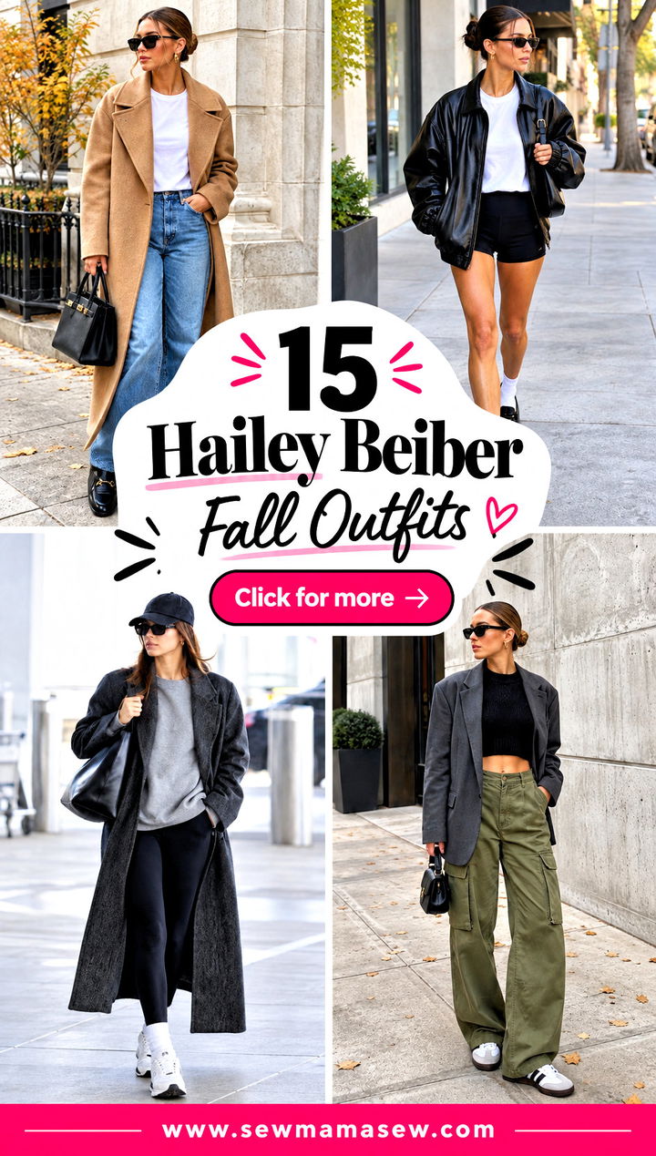 15 Hailey Beiber Fall Outfits Chic Layers for Cooler Days - 15 Hailey Beiber Fall Outfits: Chic Layers for Cooler Days
