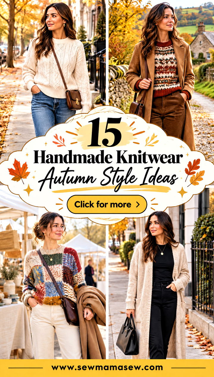15 Handmade Knitwear Autumn Style Ideas Cozy Looks to Love - 15 Handmade Knitwear Autumn Style Ideas: Cozy Looks to Love