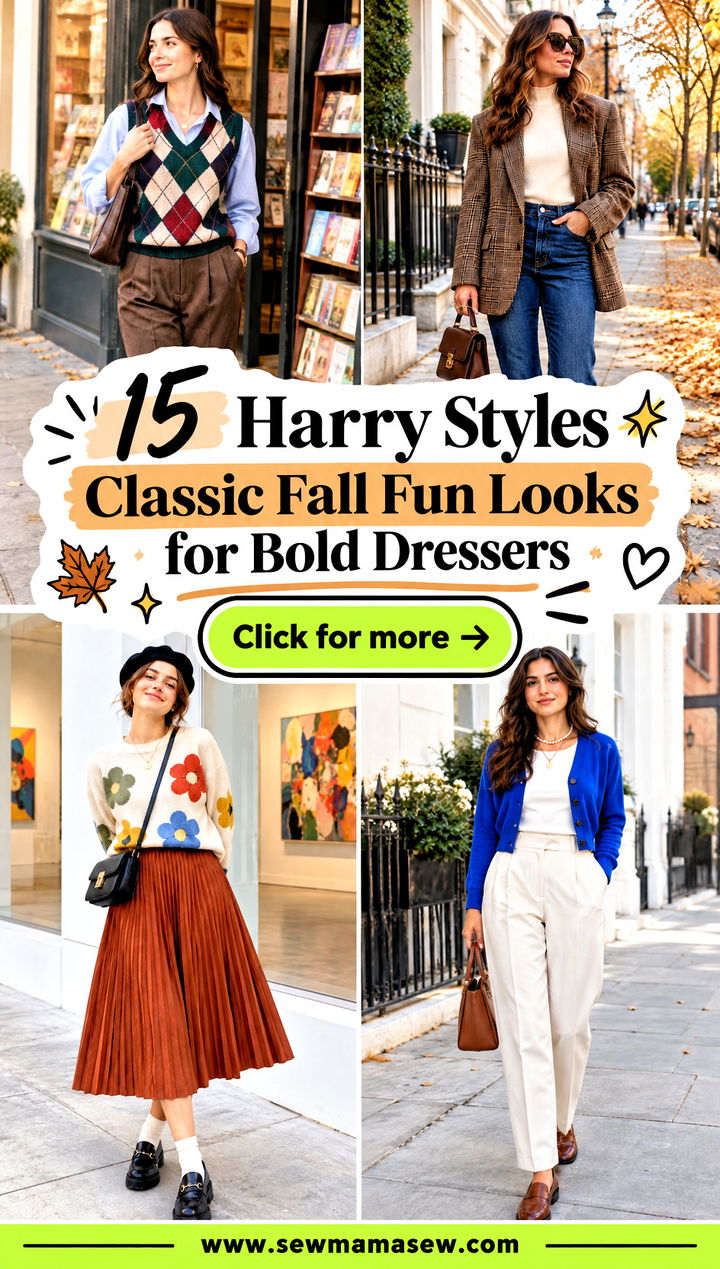 15 Harry Styles Classic Fall Fun Looks for Bold Dressers - 15 Harry Styles Classic Fall Fun Looks for Bold Dressers