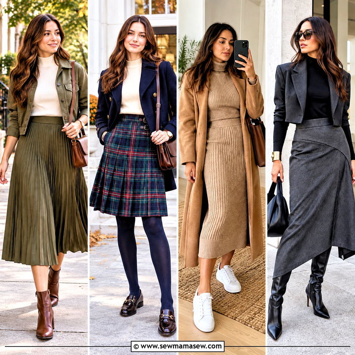 15 High Waisted Fall Skirts Chic Pairings for Cooler Days