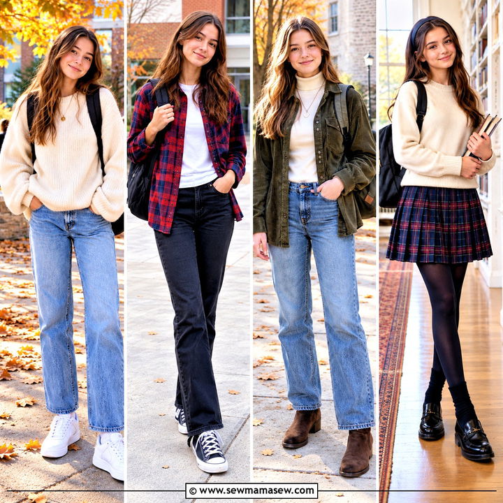 15 Highschool Fall Outfits: Cozy Looks for Busy Class Days