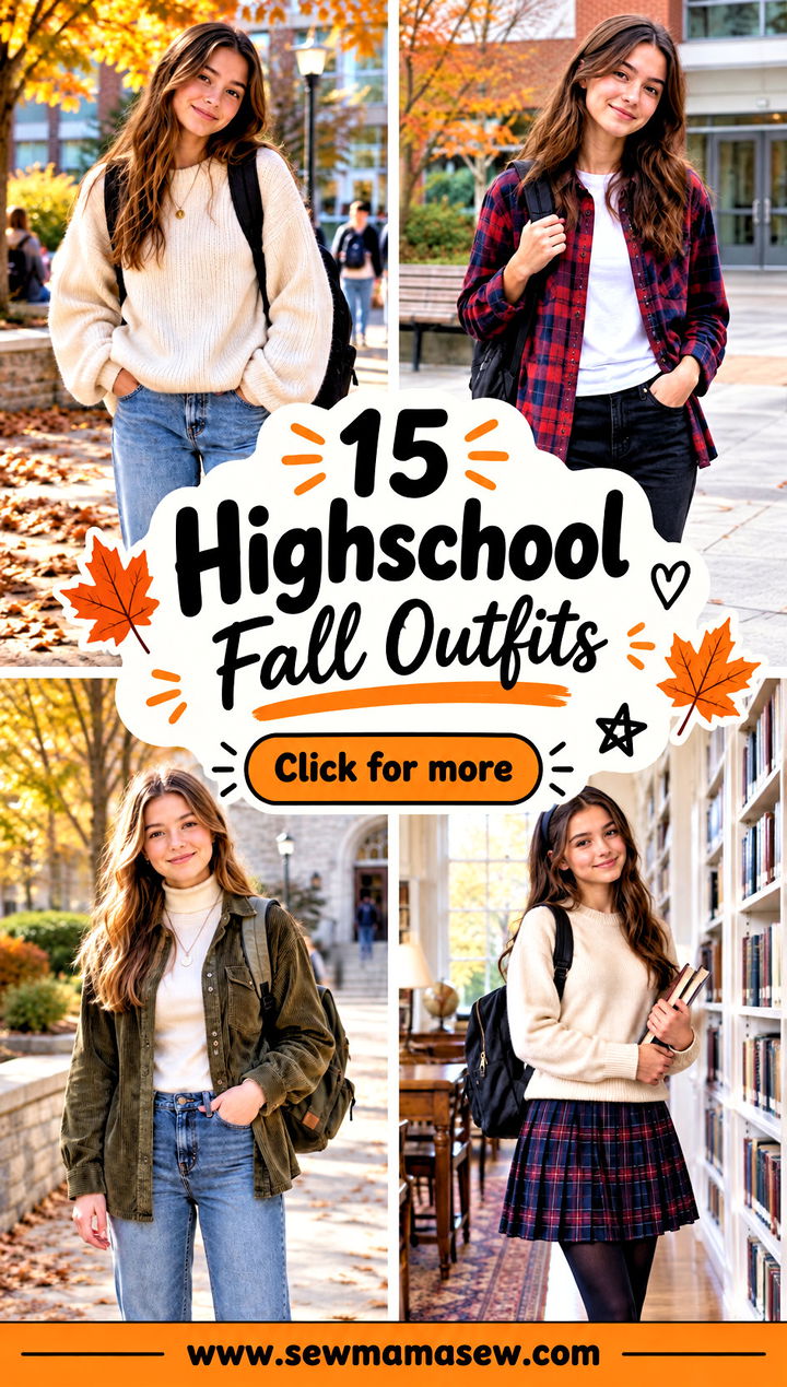 15 Highschool Fall Outfits Cozy Looks for Busy Class Days - 15 Highschool Fall Outfits: Cozy Looks for Busy Class Days