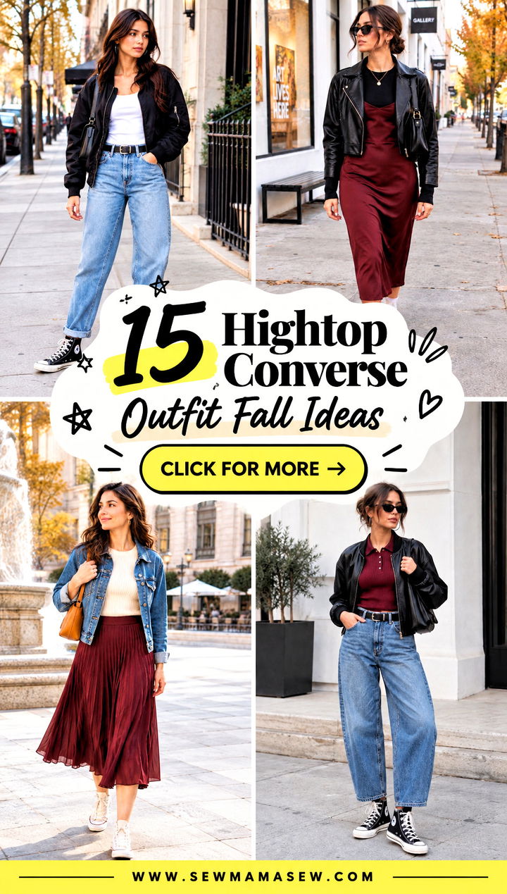 15 Hightop Converse Outfit Fall Ideas Cool Everyday Looks - 15 Hightop Converse Outfit Fall Ideas: Cool Everyday Looks
