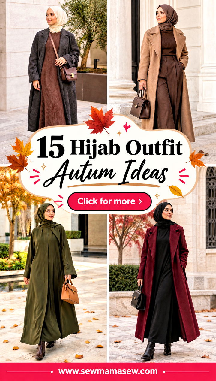 15 Hijab Outfit Autum Ideas Elegant Layers for Cooler Days - 15 Hijab Outfit Autum Ideas: Elegant Layers for Cooler Days