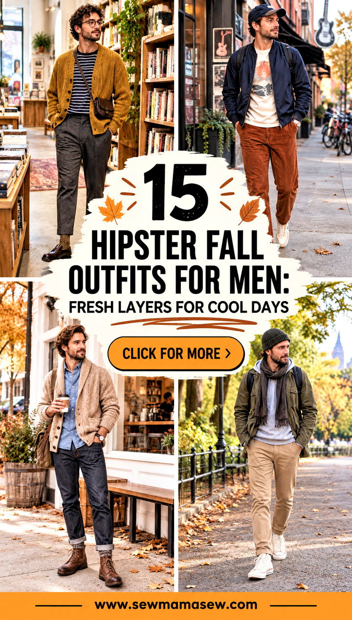 15 Hipster Fall Outfits for Men Fresh Layers for Cool Days - 15 Hipster Fall Outfits for Men: Fresh Layers for Cool Days