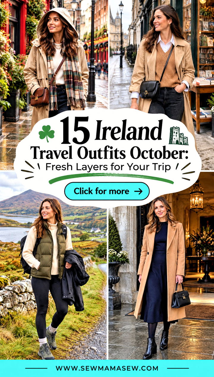 15 Ireland Travel Outfits October Fresh Layers for Your Trip - 15 Ireland Travel Outfits October: Fresh Layers for Your Trip