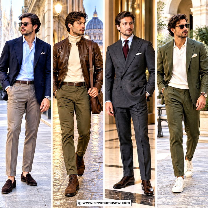 15 Italian Men Fall Fashion Ideas for Effortless City Style