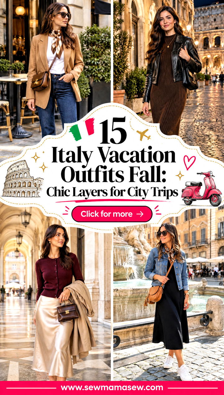 15 Italy Vacation Outfits Fall Chic Layers for City Trips - 15 Italy Vacation Outfits Fall: Chic Layers for City Trips