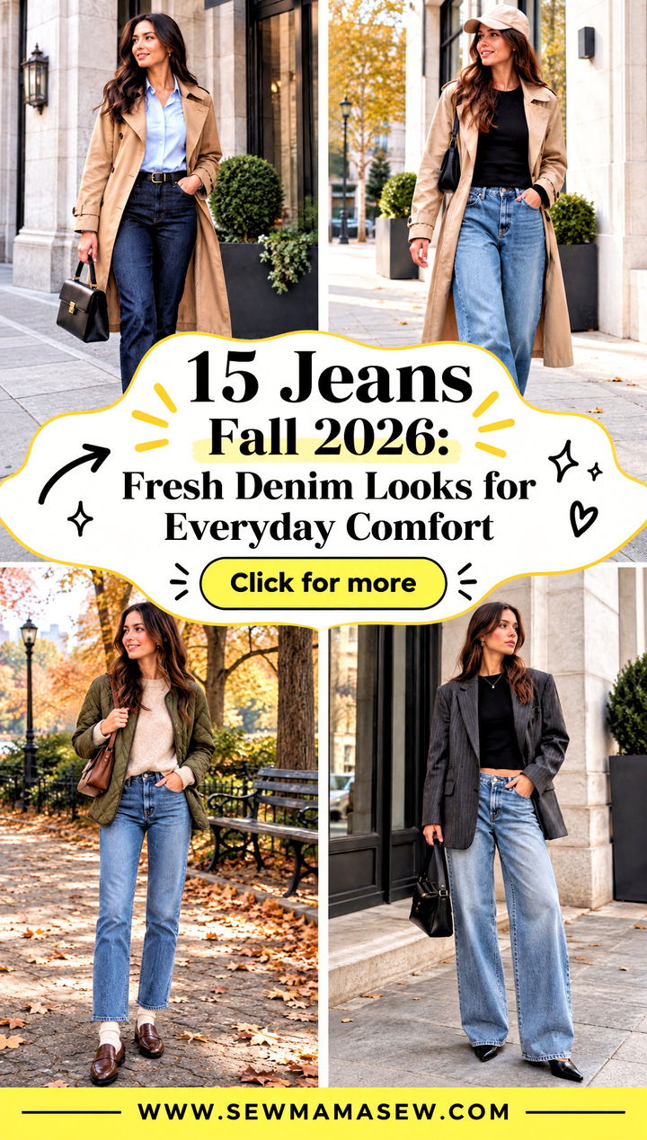 15 Jeans Fall 2026 Fresh Denim Looks for Everyday Comfort - 15 Jeans Fall 2026: Fresh Denim Looks for Everyday Comfort