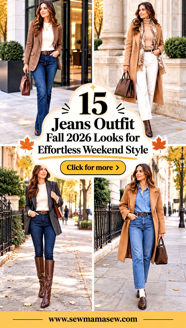 15 Jeans Outfit Fall 2026 Looks for Effortless Weekend Style - 15 Jeans Outfit Fall 2026 Looks for Effortless Weekend Style