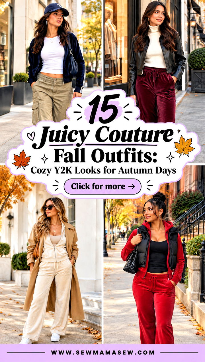 15 Juicy Couture Fall Outfits Cozy Y2K Looks for Autumn Days - 15 Juicy Couture Fall Outfits: Cozy Y2K Looks for Autumn Days