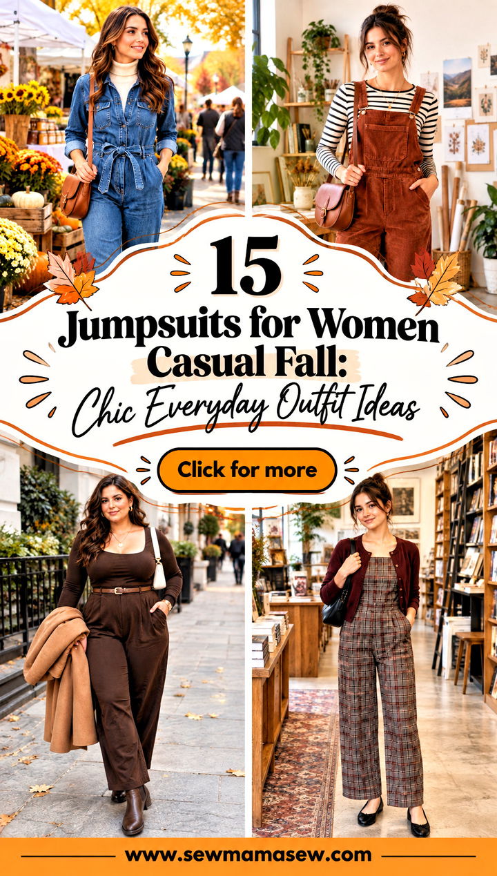 15 Jumpsuits for Women Casual Fall Chic Everyday Outfit Ideas - 15 Jumpsuits for Women Casual Fall: Chic Everyday Outfit Ideas