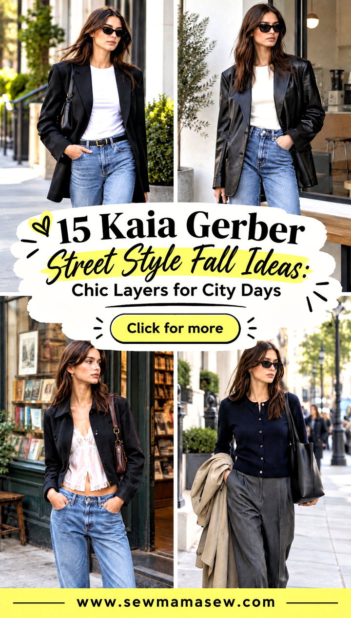 15 Kaia Gerber Street Style Fall Ideas Chic Layers for City Days - 15 Kaia Gerber Street Style Fall Ideas: Chic Layers for City Days
