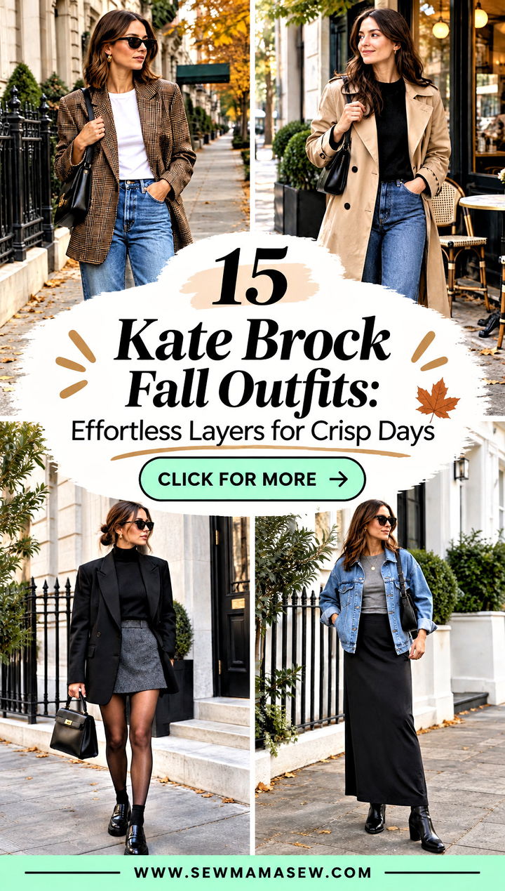15 Kate Brock Fall Outfits Effortless Layers for Crisp Days - 15 Kate Brock Fall Outfits: Effortless Layers for Crisp Days