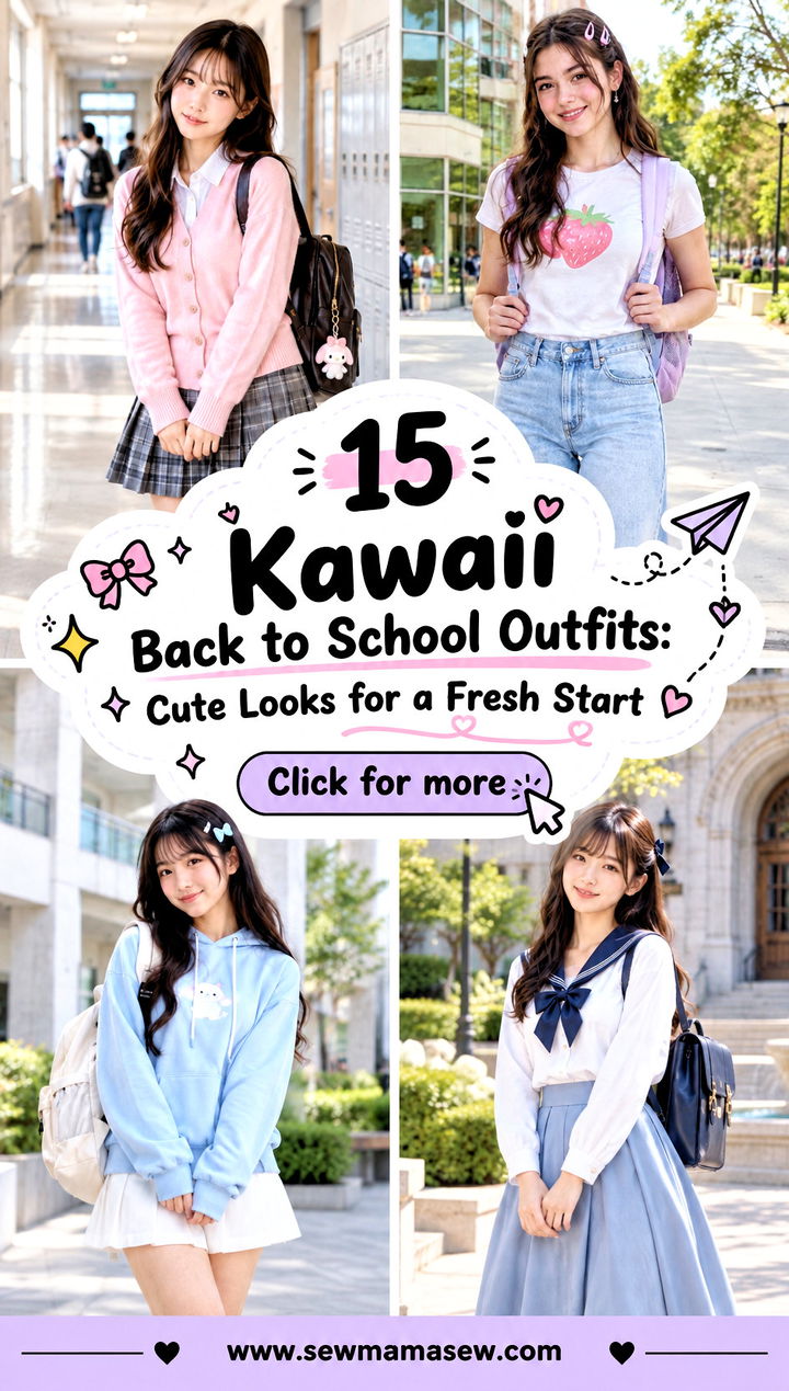 15 Kawaii Back to School Outfits Cute Looks for a Fresh Start - 15 Kawaii Back to School Outfits: Cute Looks for a Fresh Start