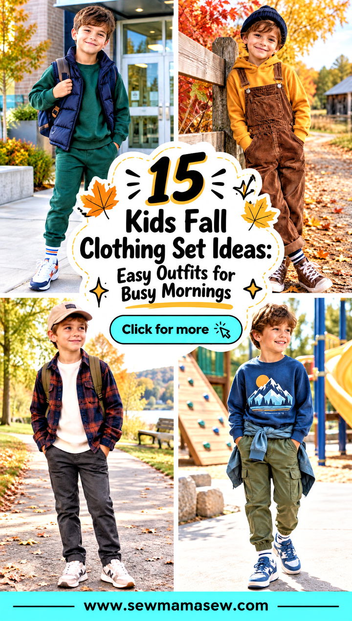 15 Kids Fall Clothing Set Ideas Easy Outfits for Busy Mornings - 15 Kids Fall Clothing Set Ideas: Easy Outfits for Busy Mornings