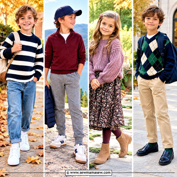 15 Kids Fall Fashion Sweater Ideas: Cozy Looks for School Days
