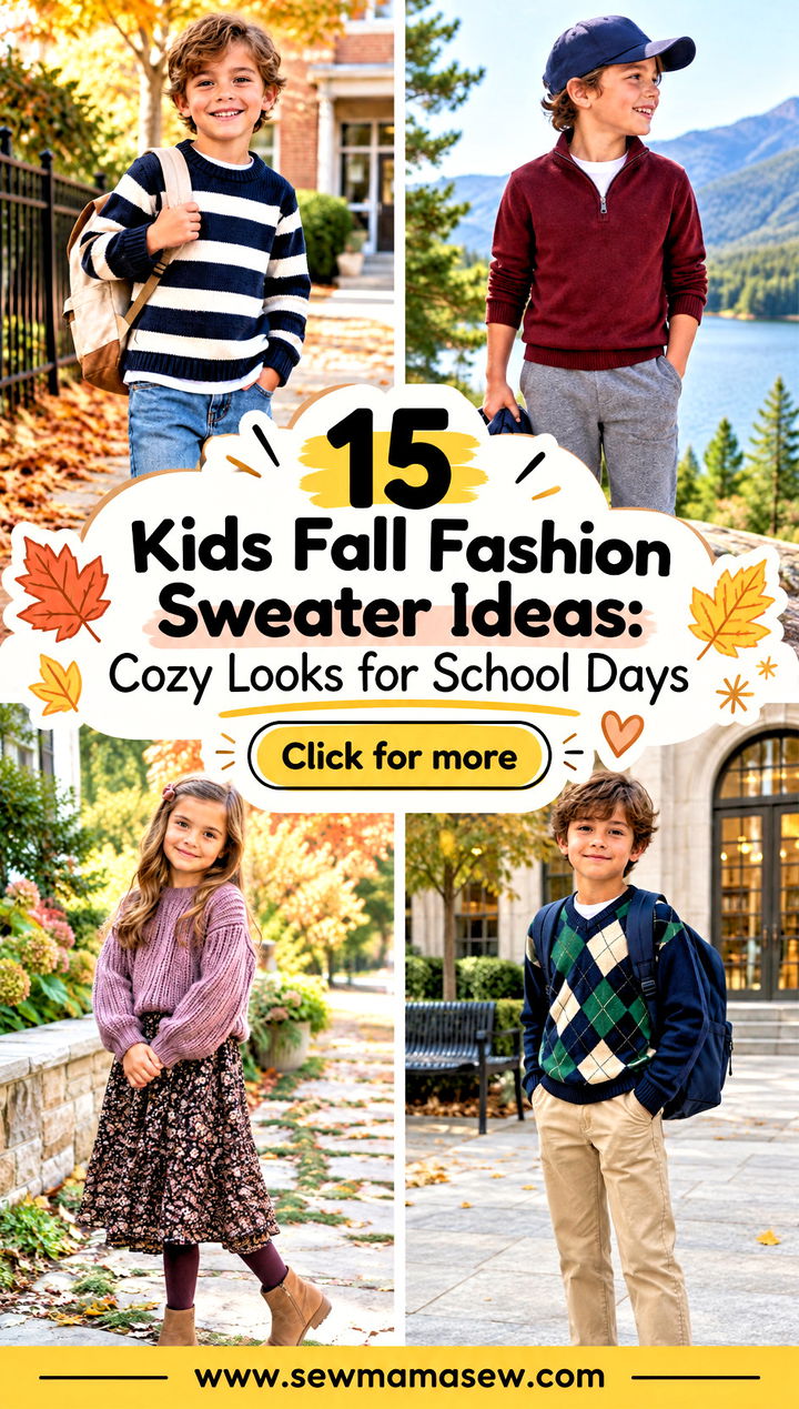 15 Kids Fall Fashion Sweater Ideas Cozy Looks for School Days - 15 Kids Fall Fashion Sweater Ideas: Cozy Looks for School Days