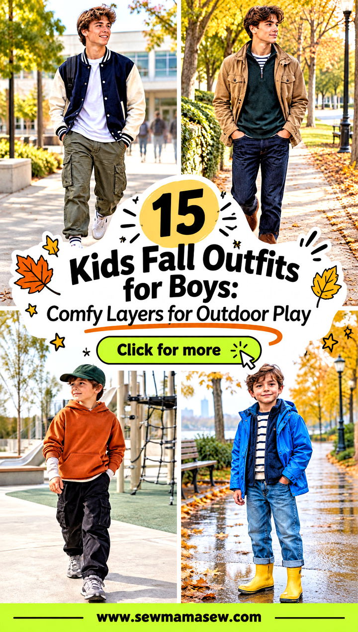 15 Kids Fall Outfits for Boys Comfy Layers for Outdoor Play - 15 Kids Fall Outfits for Boys: Comfy Layers for Outdoor Play