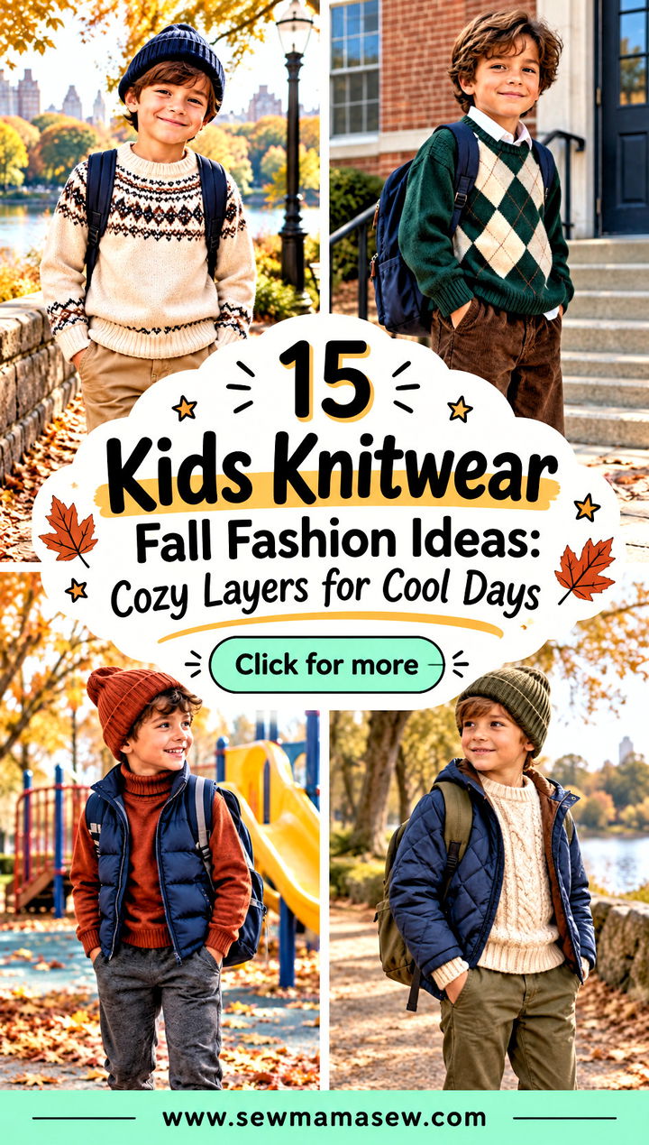 15 Kids Knitwear Fall Fashion Ideas Cozy Layers for Cool Days - 15 Kids Knitwear Fall Fashion Ideas: Cozy Layers for Cool Days