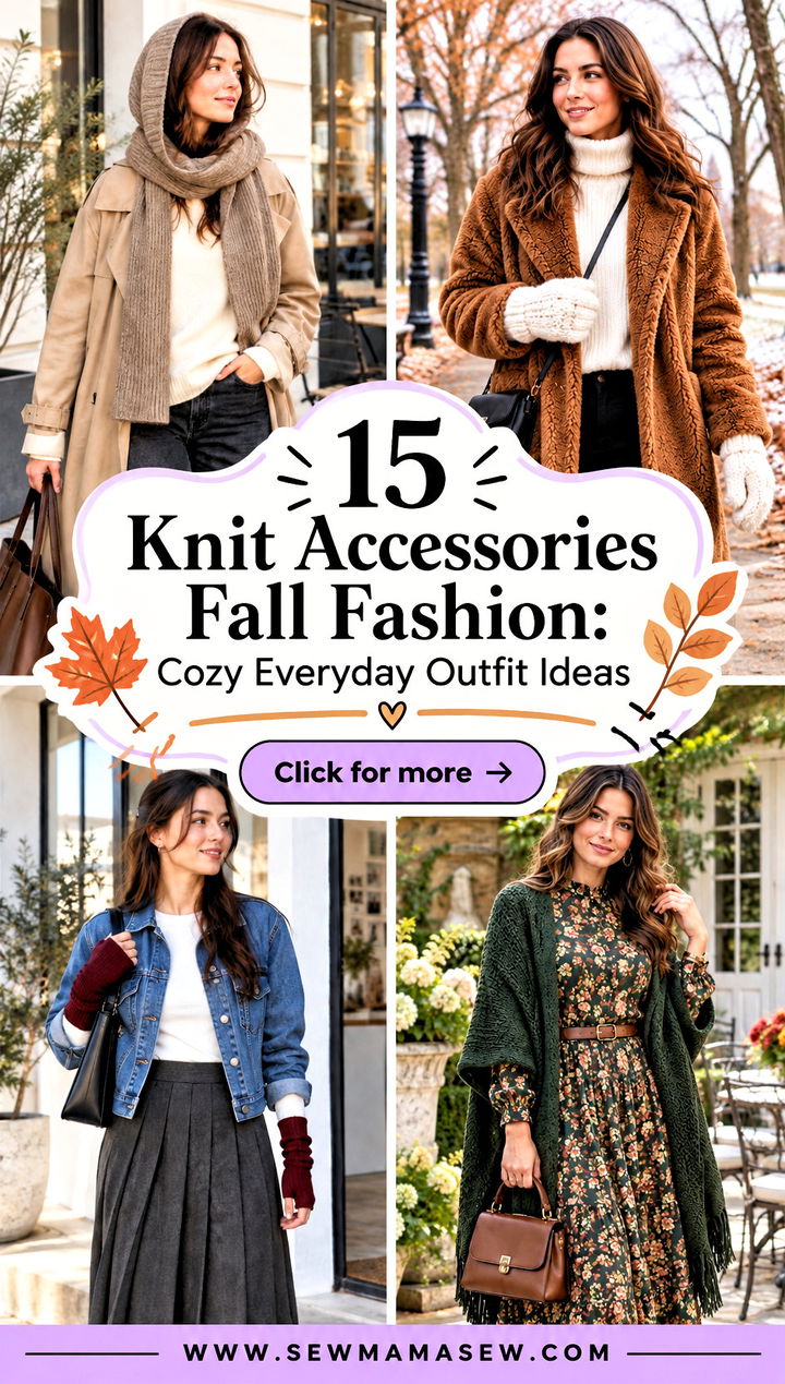 15 Knit Accessories Fall Fashion Cozy Everyday Outfit Ideas - 15 Knit Accessories Fall Fashion: Cozy Everyday Outfit Ideas