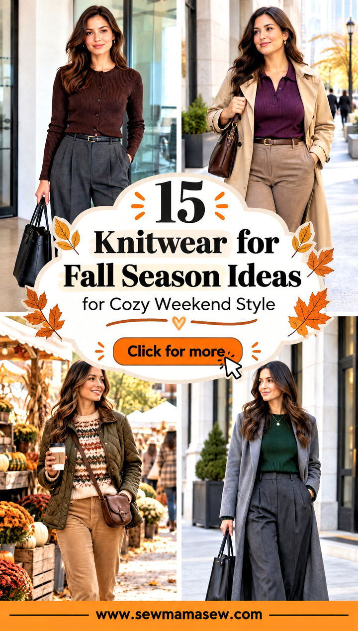 15 Knitwear for Fall Season Ideas for Cozy Weekend Style - 15 Knitwear for Fall Season Ideas for Cozy Weekend Style