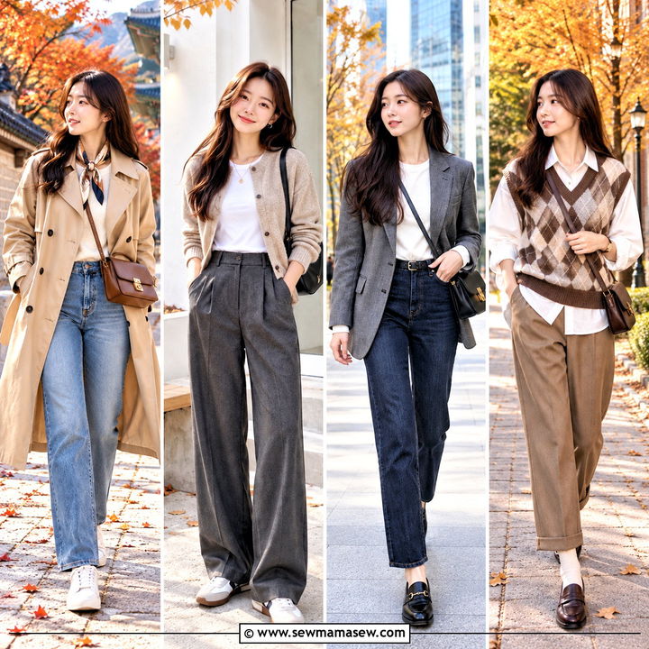 15 Korea Travel Outfit Autumn Ideas for Chic City Breaks