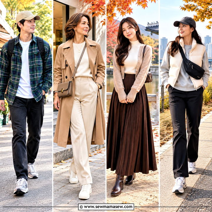 15 Korea in October Outfit Ideas for Stylish Sightseeing
