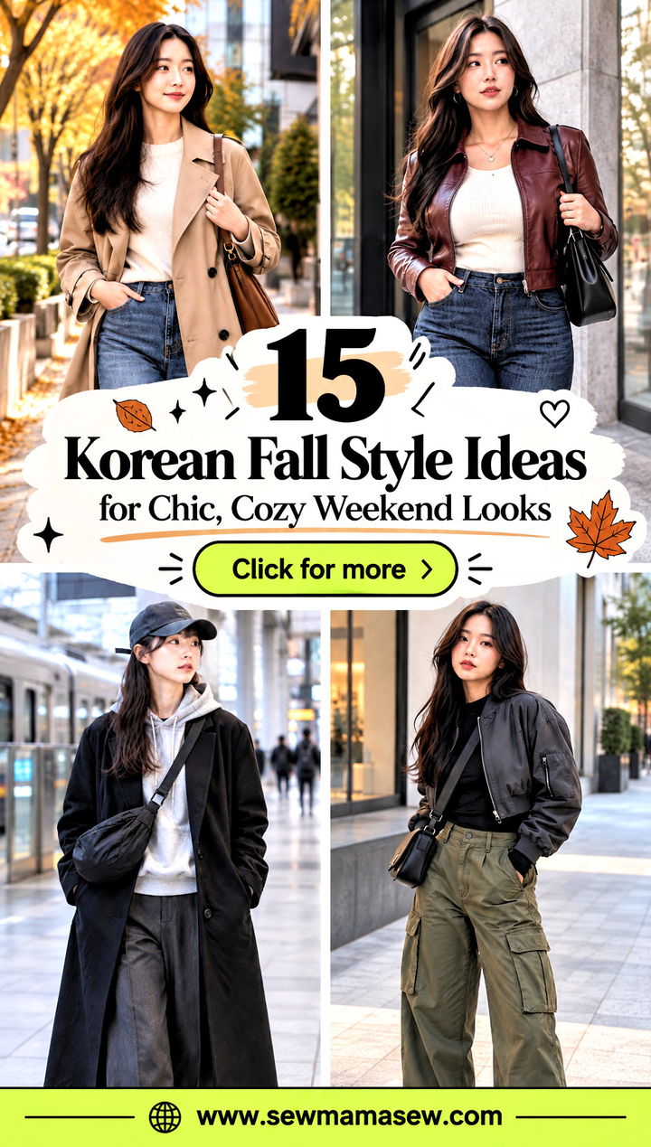 15 Korean Fall Style Ideas for Chic Cozy Weekend Looks - 15 Korean Fall Style Ideas for Chic, Cozy Weekend Looks