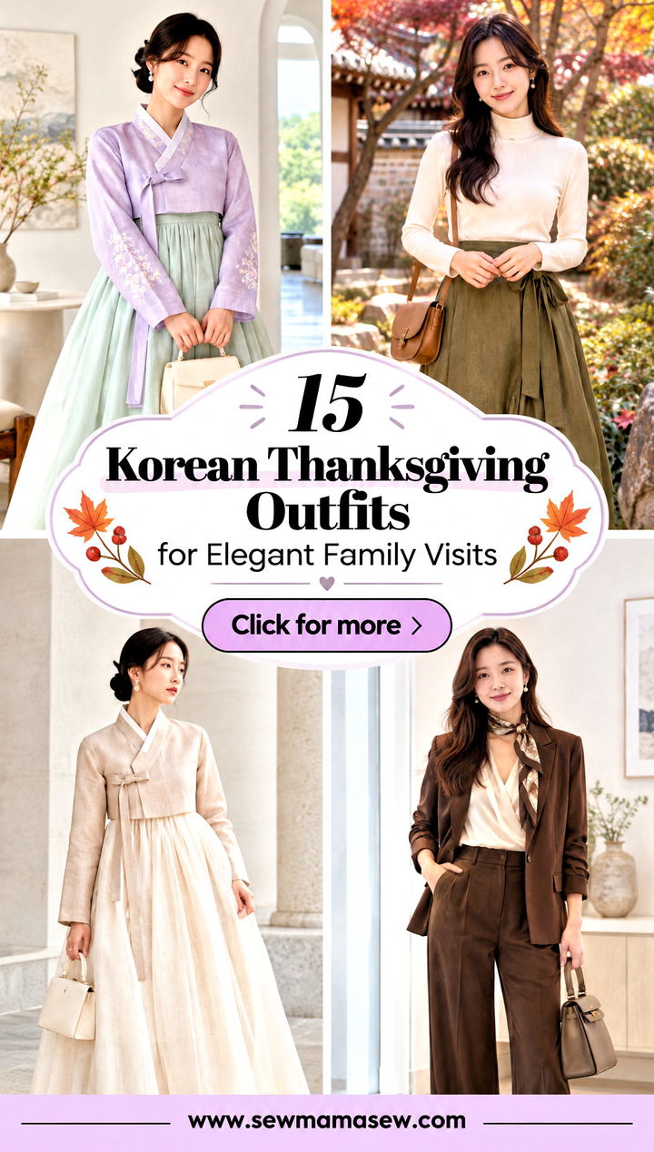 15 Korean Thanksgiving Outfits for Elegant Family Visits - 15 Korean Thanksgiving Outfits for Elegant Family Visits