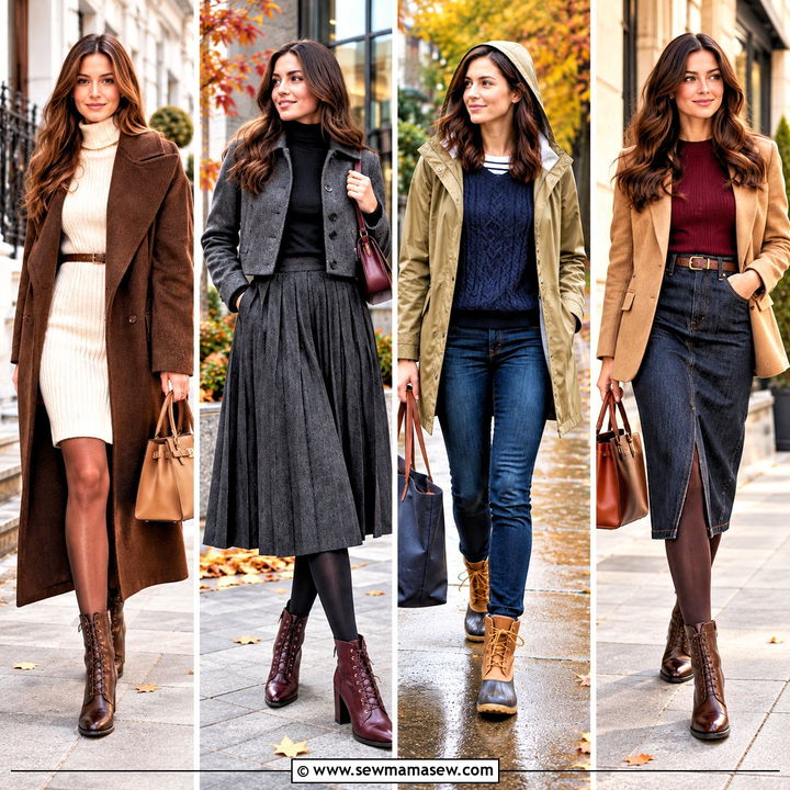 15 Lace Up Fall Boots for Edgy, Cozy Everyday Outfit Inspo